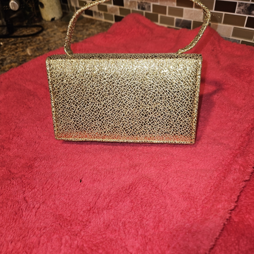 Elegant Gold Evening Clutch